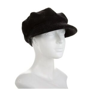 Burberry Black Women's Newsboy Cap